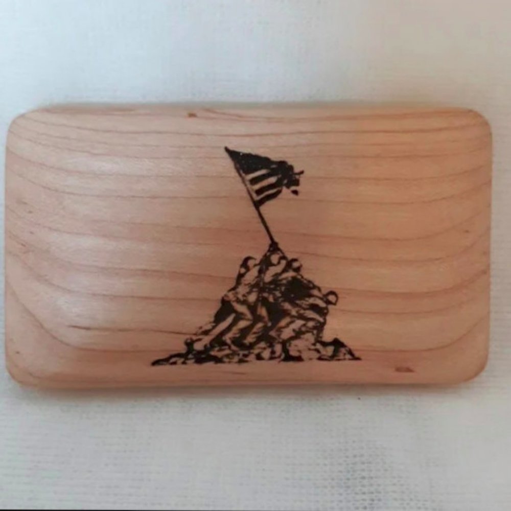 Patriotic Belt Buckle Iwo Jima